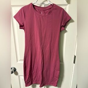 No Boundaries Magenta Short Sleeve Top